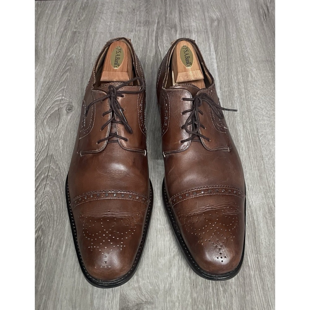 Alan Payne Genuine Leather Men's Oxfords Dress Shoes Size 13